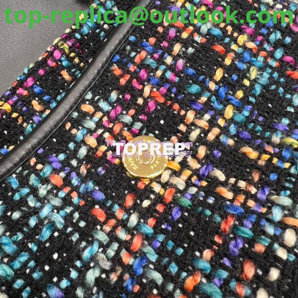 Replica YSL Saint Laurent Niki Multicolour Tweed Small Medium Shoulder Bag 633158 24 Replica YSL Saint Laurent Niki Multicolour Tweed Small Medium Shoulder Bag 633158 24
