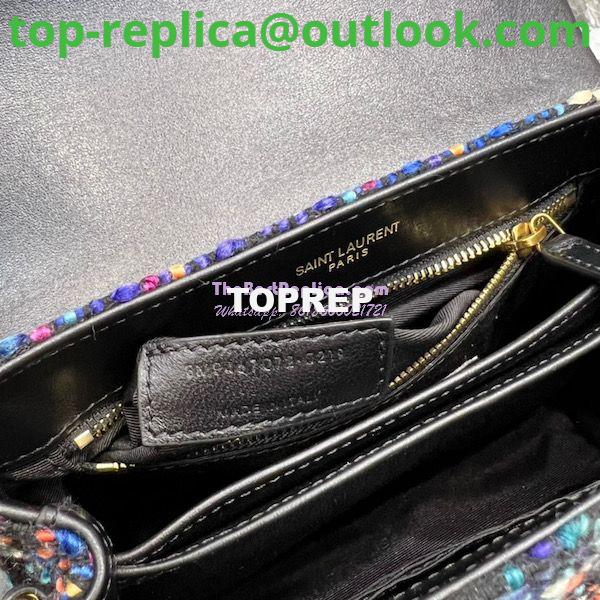 Replica YSL Saint Laurent LouLou Toy Multicolour Tweed Shoulder Bag 678401 10 Replica YSL Saint Laurent LouLou Toy Multicolour Tweed Shoulder Bag 678401 10