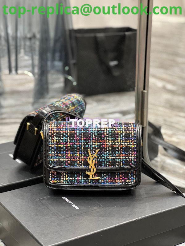 Replica YSL Saint Laurent Solferino Soft Satchel In Multicolour Tweed 635025 12 Replica YSL Saint Laurent Solferino Soft Satchel In Multicolour Tweed 635025 12
