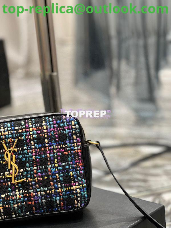 Replica Saint Laurent YSL Medium Lou Multicolour Tweed Camera Bag 520534 3 Replica Saint Laurent YSL Medium Lou Multicolour Tweed Camera Bag 520534 3