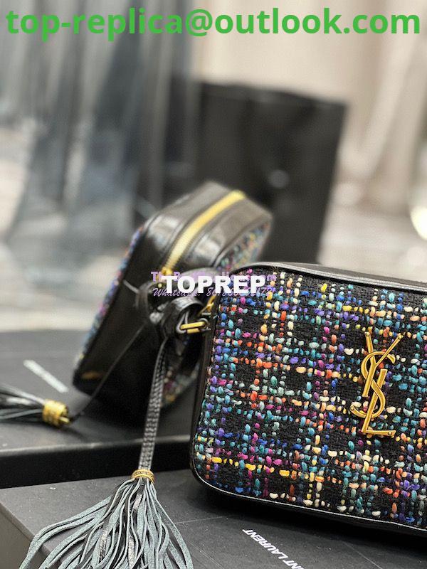 Replica Saint Laurent YSL Medium Lou Multicolour Tweed Camera Bag 520534 4 Replica Saint Laurent YSL Medium Lou Multicolour Tweed Camera Bag 520534 4