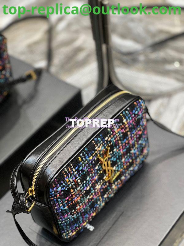 Replica Saint Laurent YSL Medium Lou Multicolour Tweed Camera Bag 520534 6 Replica Saint Laurent YSL Medium Lou Multicolour Tweed Camera Bag 520534 6