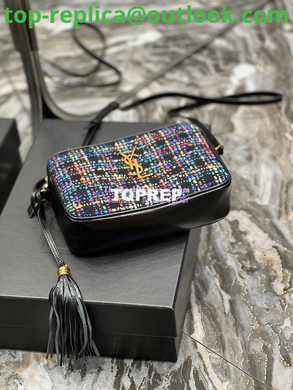 Replica Saint Laurent YSL Medium Lou Multicolour Tweed Camera Bag 520534 8 Replica Saint Laurent YSL Medium Lou Multicolour Tweed Camera Bag 520534 8