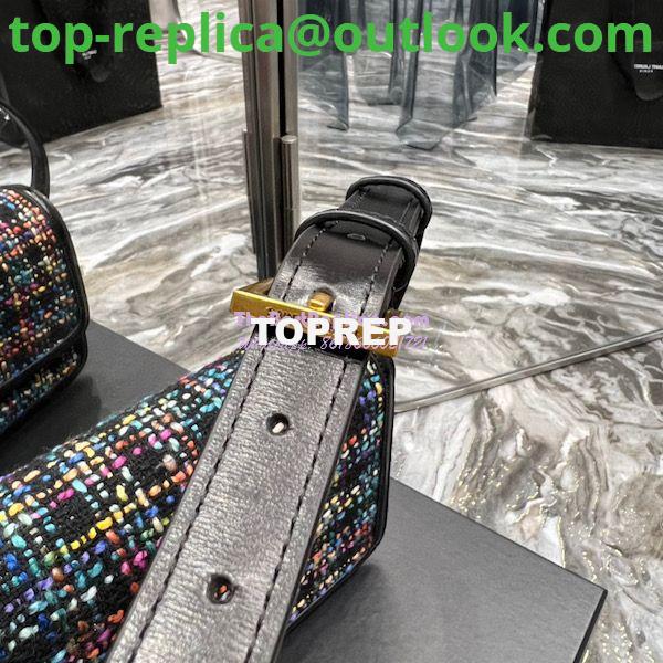 Replica YSL Saint Laurent Solferino Soft Satchel In Multicolour Tweed 635025 17 Replica YSL Saint Laurent Solferino Soft Satchel In Multicolour Tweed 635025 17