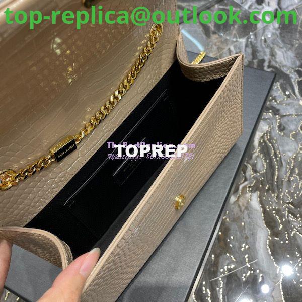 Replica YSL Classic Medium Kate Monogram Saint Laurent Tassel Satchel In Beige Crocodile Embossed Shiny Leather 354119 9 Replica YSL Classic Medium Kate Monogram Saint Laurent Tassel Satchel In Beige Crocodile Embossed Shiny Leather 354119 9