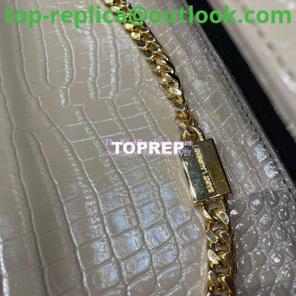 Replica YSL Classic Medium Kate Monogram Saint Laurent Tassel Satchel In Beige Crocodile Embossed Shiny Leather 354119 12 Replica YSL Classic Medium Kate Monogram Saint Laurent Tassel Satchel In Beige Crocodile Embossed Shiny Leather 354119 12