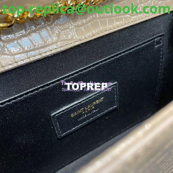 Replica YSL Classic Medium Kate Monogram Saint Laurent Tassel Satchel In Beige Crocodile Embossed Shiny Leather 354119 13 Replica YSL Classic Medium Kate Monogram Saint Laurent Tassel Satchel In Beige Crocodile Embossed Shiny Leather 354119 13