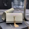 Replica YSL Classic Medium Kate Monogram Saint Laurent Tassel Satchel In Beige Crocodile Embossed Shiny Leather 354119 14 Replica YSL Classic Medium Kate Monogram Saint Laurent Tassel Satchel In Beige Crocodile Embossed Shiny Leather 354119 14