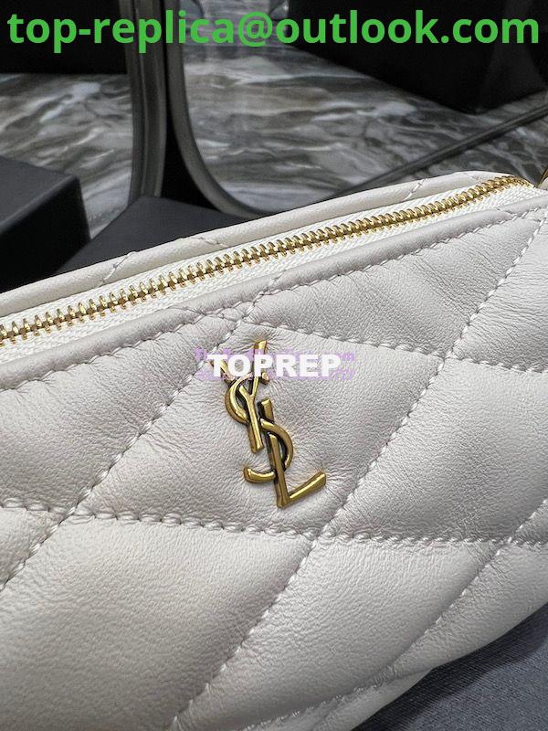 Replica YSL Saint Laurent Sade Mini Tube Bag In Quilted Lambskin 699703 White 4 Replica YSL Saint Laurent Sade Mini Tube Bag In Quilted Lambskin 699703 White 4