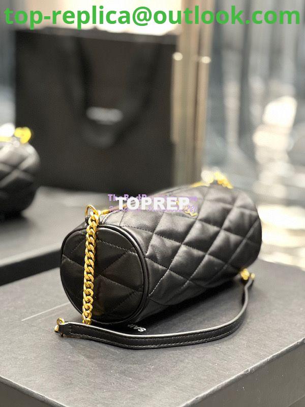 Replica YSL Saint Laurent Sade Mini Tube Bag In Quilted Lambskin 699703 Black 5 Replica YSL Saint Laurent Sade Mini Tube Bag In Quilted Lambskin 699703 Black 5