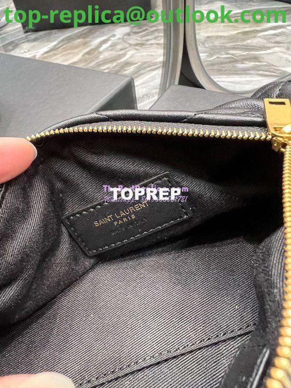 Replica YSL Saint Laurent Sade Mini Tube Bag In Quilted Lambskin 699703 Black 8 Replica YSL Saint Laurent Sade Mini Tube Bag In Quilted Lambskin 699703 Black 8