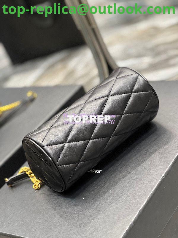Replica YSL Saint Laurent Sade Mini Tube Bag In Quilted Lambskin 699703 Black 9 Replica YSL Saint Laurent Sade Mini Tube Bag In Quilted Lambskin 699703 Black 9