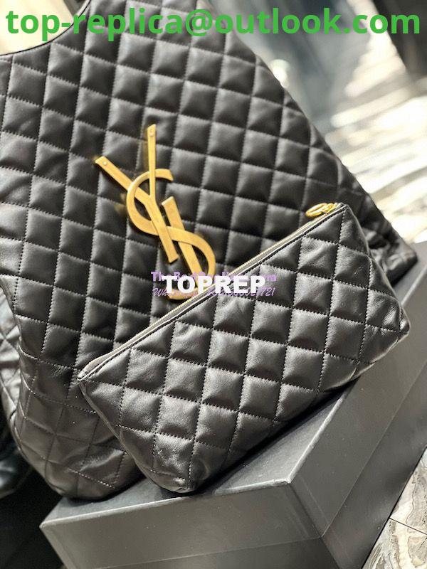 Replica YSL Saint Laurent ICARE Maxi Shopping Bag In Quilted Lambskin 698651 Black 4 Replica YSL Saint Laurent ICARE Maxi Shopping Bag In Quilted Lambskin 698651 Black 4