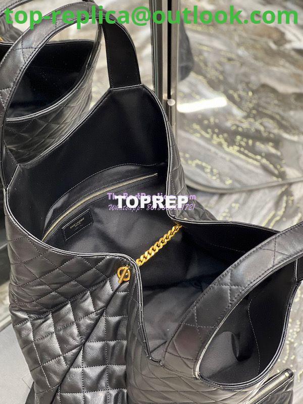 Replica YSL Saint Laurent ICARE Maxi Shopping Bag In Quilted Lambskin 698651 Black 7 Replica YSL Saint Laurent ICARE Maxi Shopping Bag In Quilted Lambskin 698651 Black 7