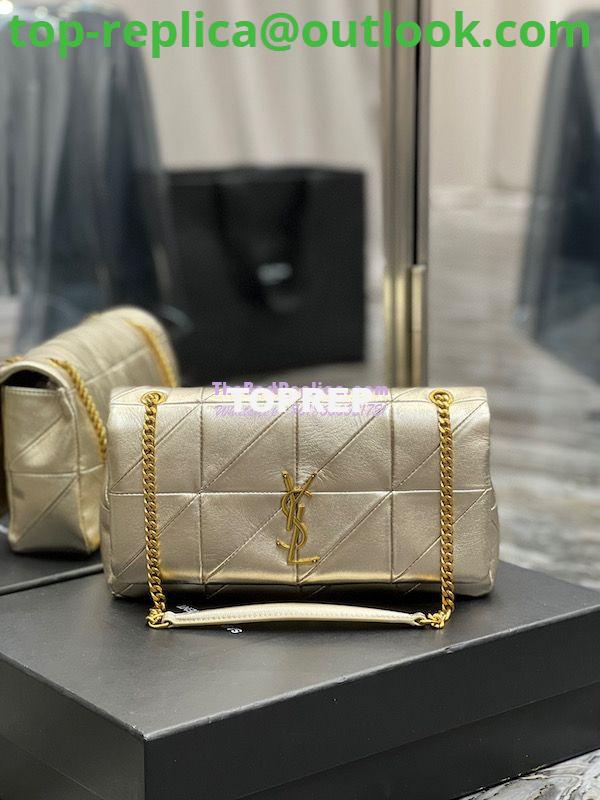 Replica YSL Saint Laurent Jamie Medium Chain Bag "Carré Rive Gauche" In Lambskin 515821 Metallic Gold Replica YSL Saint Laurent Jamie Medium Chain Bag "Carré Rive Gauche" In Lambskin 515821 Metallic Gold