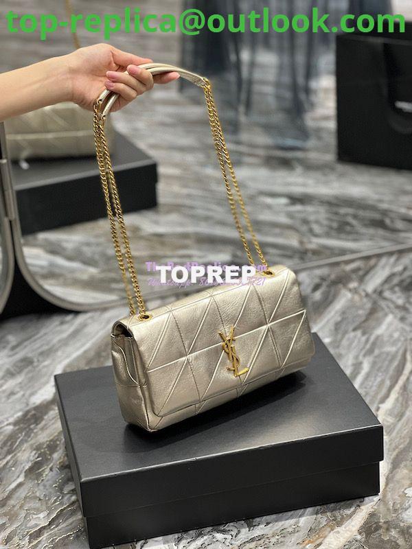Replica YSL Saint Laurent Jamie Medium Chain Bag "Carré Rive Gauche" In Lambskin 515821 Metallic Gold 2 Replica YSL Saint Laurent Jamie Medium Chain Bag "Carré Rive Gauche" In Lambskin 515821 Metallic Gold 2