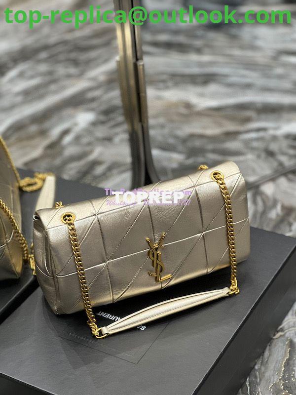 Replica YSL Saint Laurent Jamie Medium Chain Bag "Carré Rive Gauche" In Lambskin 515821 Metallic Gold 3 Replica YSL Saint Laurent Jamie Medium Chain Bag "Carré Rive Gauche" In Lambskin 515821 Metallic Gold 3