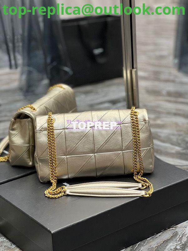 Replica YSL Saint Laurent Jamie Medium Chain Bag "Carré Rive Gauche" In Lambskin 515821 Metallic Gold 7 Replica YSL Saint Laurent Jamie Medium Chain Bag "Carré Rive Gauche" In Lambskin 515821 Metallic Gold 7