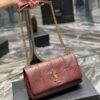 Replica YSL Saint Laurent Jamie Medium Chain Bag "Carré Rive Gauche" In Lambskin 515821 Black 12