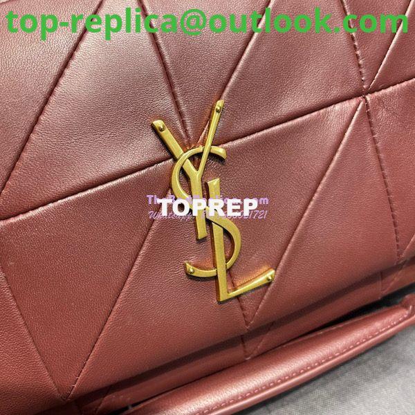 Replica YSL Saint Laurent Jamie Medium Chain Bag "Carré Rive Gauche" In Lambskin 515821 Wine 5 Replica YSL Saint Laurent Jamie Medium Chain Bag "Carré Rive Gauche" In Lambskin 515821 Wine 5