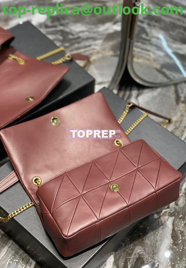 Replica YSL Saint Laurent Jamie Medium Chain Bag "Carré Rive Gauche" In Lambskin 515821 Wine 7 Replica YSL Saint Laurent Jamie Medium Chain Bag "Carré Rive Gauche" In Lambskin 515821 Wine 7