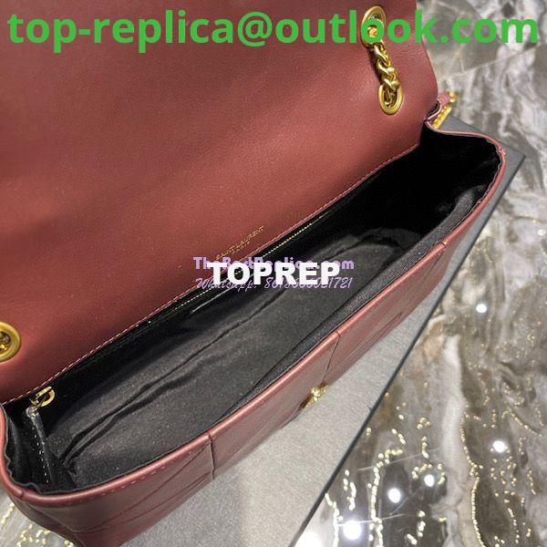 Replica YSL Saint Laurent Jamie Medium Chain Bag "Carré Rive Gauche" In Lambskin 515821 Wine 8 Replica YSL Saint Laurent Jamie Medium Chain Bag "Carré Rive Gauche" In Lambskin 515821 Wine 8