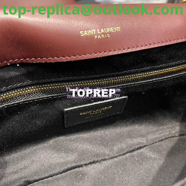 Replica YSL Saint Laurent Jamie Medium Chain Bag "Carré Rive Gauche" In Lambskin 515821 Wine 9 Replica YSL Saint Laurent Jamie Medium Chain Bag "Carré Rive Gauche" In Lambskin 515821 Wine 9