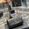 Replica YSL Saint Laurent Jamie Medium Chain Bag "Carré Rive Gauche" In Lambskin 515821 Wine 10 Replica YSL Saint Laurent Jamie Medium Chain Bag "Carré Rive Gauche" In Lambskin 515821 Wine 10