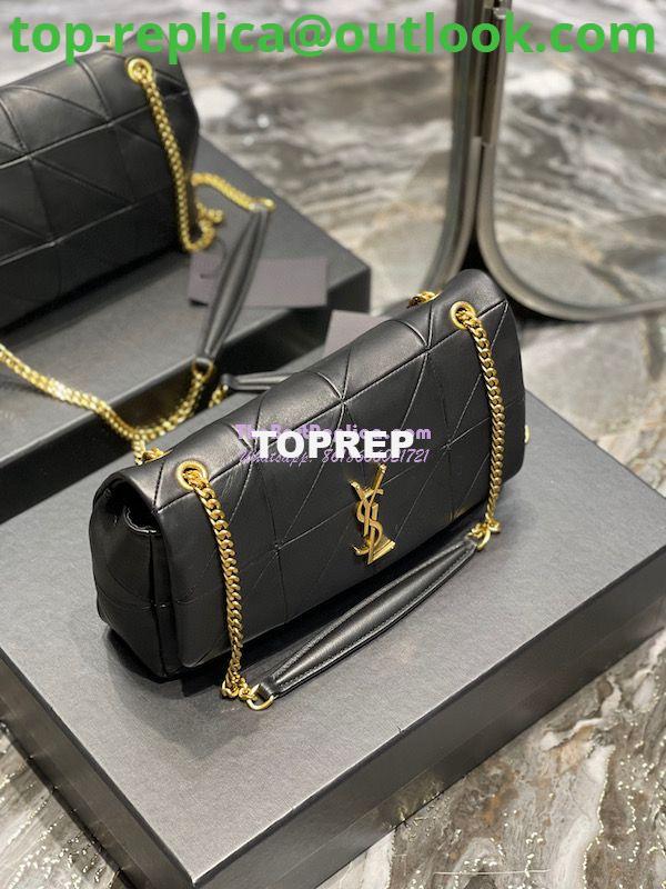 Replica YSL Saint Laurent Jamie Medium Chain Bag "Carré Rive Gauche" In Lambskin 515821 Black 4 Replica YSL Saint Laurent Jamie Medium Chain Bag "Carré Rive Gauche" In Lambskin 515821 Black 4