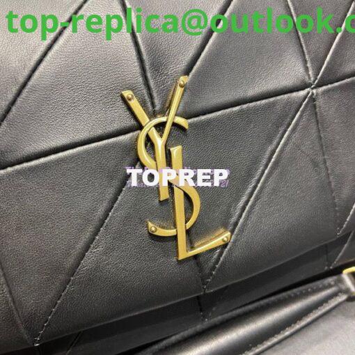 Replica YSL Saint Laurent Jamie Medium Chain Bag "Carré Rive Gauche" In Lambskin 515821 Black 5