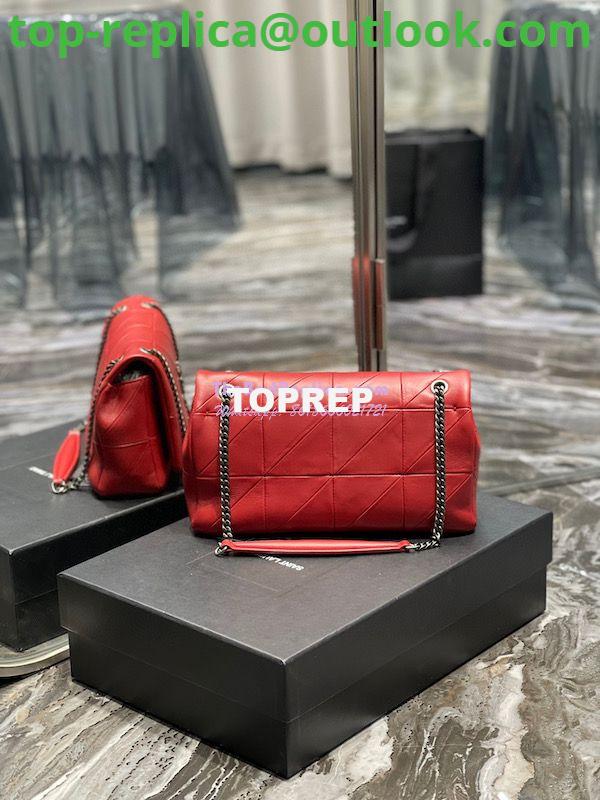 Replica YSL Saint Laurent Jamie Medium Chain Bag "Carré Rive Gauche" In Lambskin 515821 Red 5 Replica YSL Saint Laurent Jamie Medium Chain Bag "Carré Rive Gauche" In Lambskin 515821 Red 5
