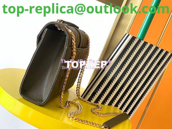 Replica YSL Saint Laurent Medium Envelope Bag In Mix Matelassé Grain De Poudre Embossed Leather 487206 Khaki 4 Replica YSL Saint Laurent Medium Envelope Bag In Mix Matelassé Grain De Poudre Embossed Leather 487206 Khaki 4