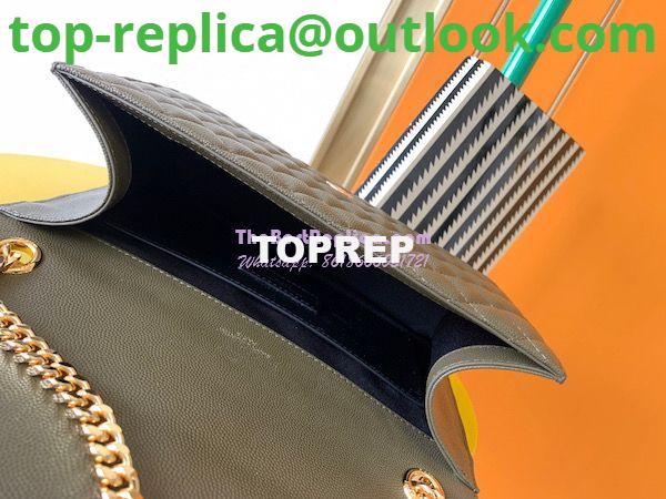 Replica YSL Saint Laurent Medium Envelope Bag In Mix Matelassé Grain De Poudre Embossed Leather 487206 Khaki 8 Replica YSL Saint Laurent Medium Envelope Bag In Mix Matelassé Grain De Poudre Embossed Leather 487206 Khaki 8