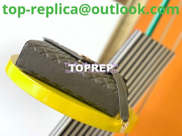 Replica YSL Saint Laurent Medium Envelope Bag In Mix Matelassé Grain De Poudre Embossed Leather 487206 Khaki 10 Replica YSL Saint Laurent Medium Envelope Bag In Mix Matelassé Grain De Poudre Embossed Leather 487206 Khaki 10