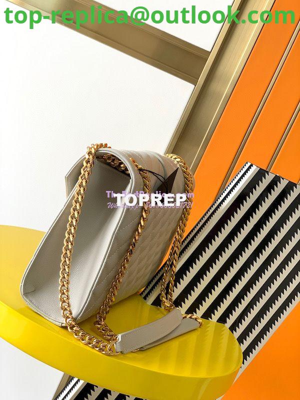 Replica YSL Saint Laurent Medium Envelope Bag In Mix Matelassé Grain De Poudre Embossed Leather 487206 Blanc 4 Replica YSL Saint Laurent Medium Envelope Bag In Mix Matelassé Grain De Poudre Embossed Leather 487206 Blanc 4