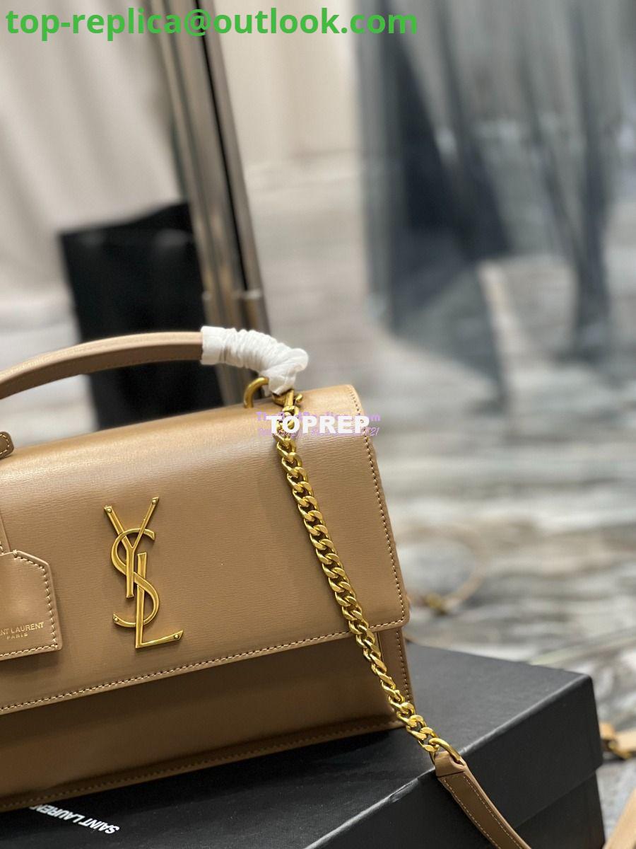 Replica YSL Saint Laurent Medium Sunset Satchel In Smooth Leather 634723 Dark Toffee 8 Replica YSL Saint Laurent Medium Sunset Satchel In Smooth Leather 634723 Dark Toffee 8
