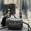 Replica YSL Saint Laurent Medium Sunset Satchel In Smooth Leather 634723 Dark Toffee 15