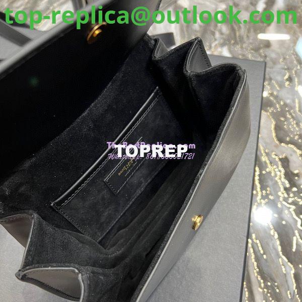 Replica YSL Saint Laurent Charlie Medium Shoulder Bag In Smooth Leather 6867422 Black 6 Replica YSL Saint Laurent Charlie Medium Shoulder Bag In Smooth Leather 6867422 Black 6