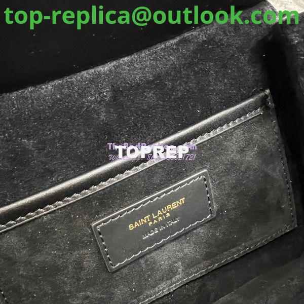 Replica YSL Saint Laurent Charlie Medium Shoulder Bag In Smooth Leather 6867422 Black 7 Replica YSL Saint Laurent Charlie Medium Shoulder Bag In Smooth Leather 6867422 Black 7