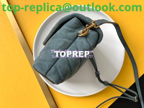 Replica YSL Saint Laurent Loulou Toy Bag In Suede And Quilted Leather 678401 Algae 3 Replica YSL Saint Laurent Loulou Toy Bag In Suede And Quilted Leather 678401 Algae 3