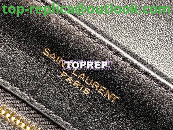 Replica YSL Saint Laurent Loulou Toy Bag In Suede And Quilted Leather 678401 Black 8 Replica YSL Saint Laurent Loulou Toy Bag In Suede And Quilted Leather 678401 Black 8