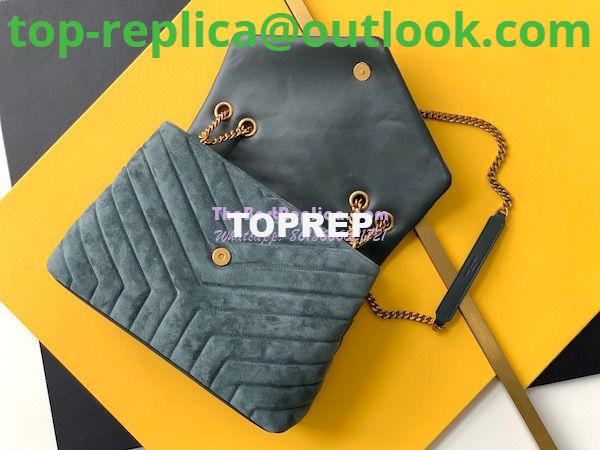 Replica YSL Saint Laurent LouLou Medium Bag in Y-Quilted Suede 5749461 Algae 8 Replica YSL Saint Laurent LouLou Medium Bag in Y-Quilted Suede 5749461 Algae 8