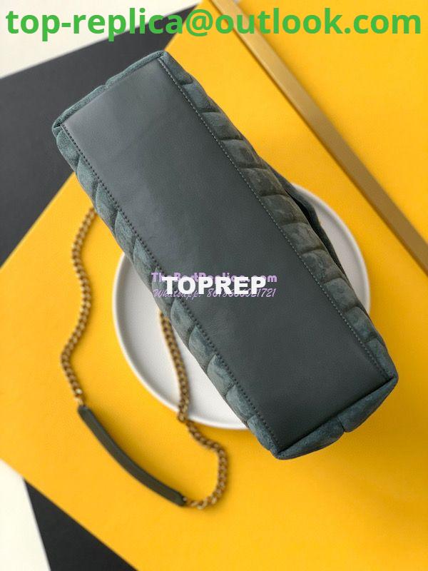 Replica YSL Saint Laurent LouLou Medium Bag in Y-Quilted Suede 5749461 Algae 12 Replica YSL Saint Laurent LouLou Medium Bag in Y-Quilted Suede 5749461 Algae 12