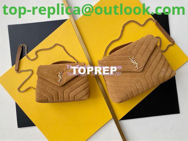 Replica YSL Saint Laurent LouLou Medium Bag in Y-Quilted Suede 5749461 Cinnamon Replica YSL Saint Laurent LouLou Medium Bag in Y-Quilted Suede 5749461 Cinnamon