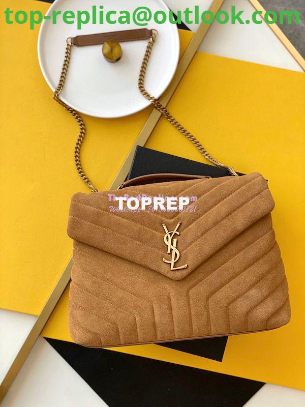 Replica YSL Saint Laurent LouLou Medium Bag in Y-Quilted Suede 5749461 Cinnamon 2 Replica YSL Saint Laurent LouLou Medium Bag in Y-Quilted Suede 5749461 Cinnamon 2