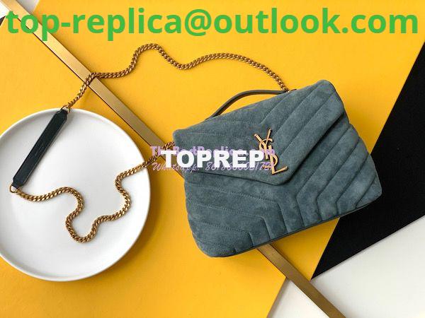 Replica YSL Saint Laurent LouLou Small Bag in Y-Quilted Suede 4946991 Algae 2 Replica YSL Saint Laurent LouLou Small Bag in Y-Quilted Suede 4946991 Algae 2