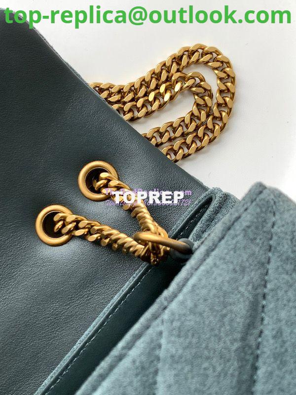 Replica YSL Saint Laurent LouLou Small Bag in Y-Quilted Suede 4946991 Algae 5 Replica YSL Saint Laurent LouLou Small Bag in Y-Quilted Suede 4946991 Algae 5