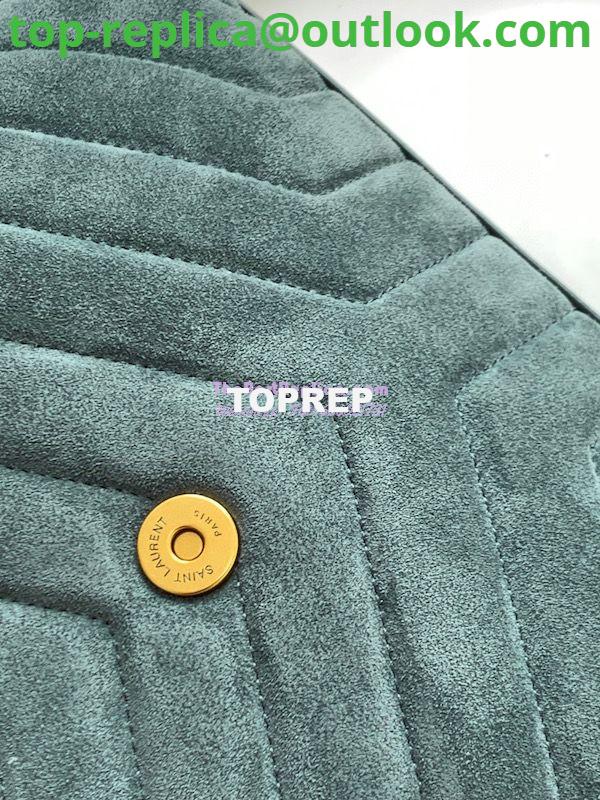 Replica YSL Saint Laurent LouLou Small Bag in Y-Quilted Suede 4946991 Algae 6 Replica YSL Saint Laurent LouLou Small Bag in Y-Quilted Suede 4946991 Algae 6