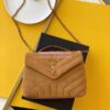 Replica YSL Saint Laurent LouLou Small Bag in Y-Quilted Suede 4946991 Black 11 Replica YSL Saint Laurent LouLou Small Bag in Y-Quilted Suede 4946991 Black 11