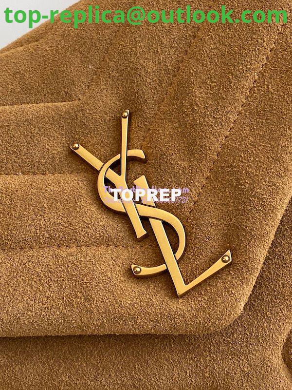 Replica YSL Saint Laurent LouLou Small Bag in Y-Quilted Suede 4946991 Cinnamon 4 Replica YSL Saint Laurent LouLou Small Bag in Y-Quilted Suede 4946991 Cinnamon 4